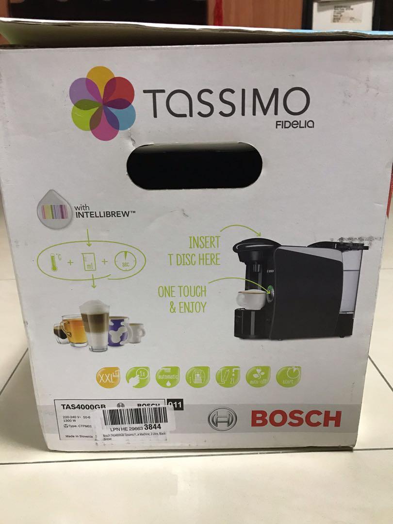 Tassimo fidelia 2025 coffee machine