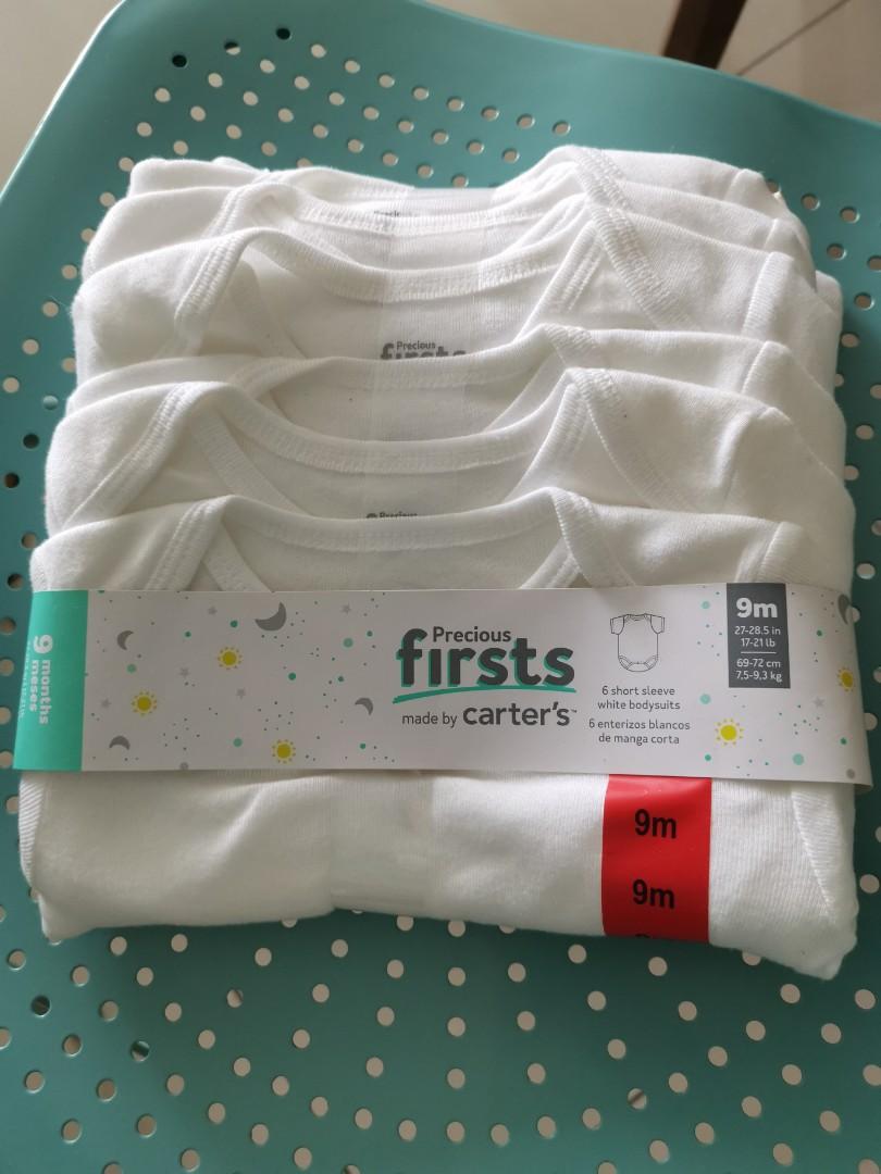 precious firsts made by carter's 6 short sleeve bodysuits
