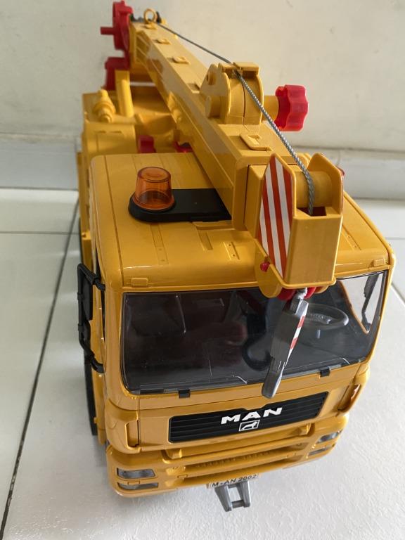 bruder toys man crane truck