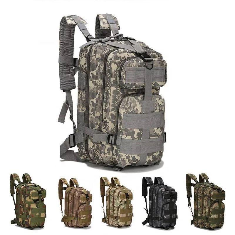 camo camping backpack