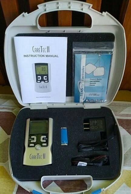 Caretech II EMS and TENS Nerve stimulator (Category: Rehabilitative Devices) located in Mandaluyong City. Submitted by emsmedicalsupplies (Listing ID 1010902766, Image 3). Description: Caretech II TENS/EMS,DT 4222 Imported from USA Brandnew FINAL PRICE POSTED PRICE Php 3895 WE ALSO SELL Other models and brands of Nerve stimulator Portable ultrasound Electrode pads.