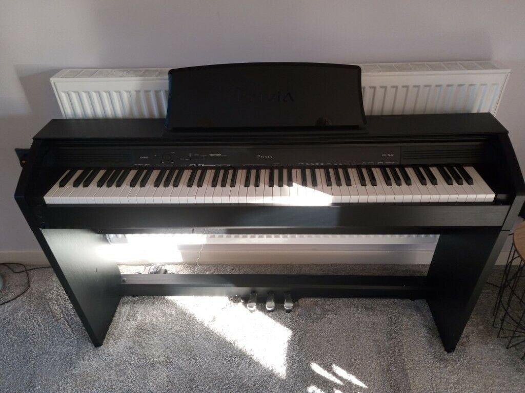 Casio PX 760 Privia Digital Piano 1 year old