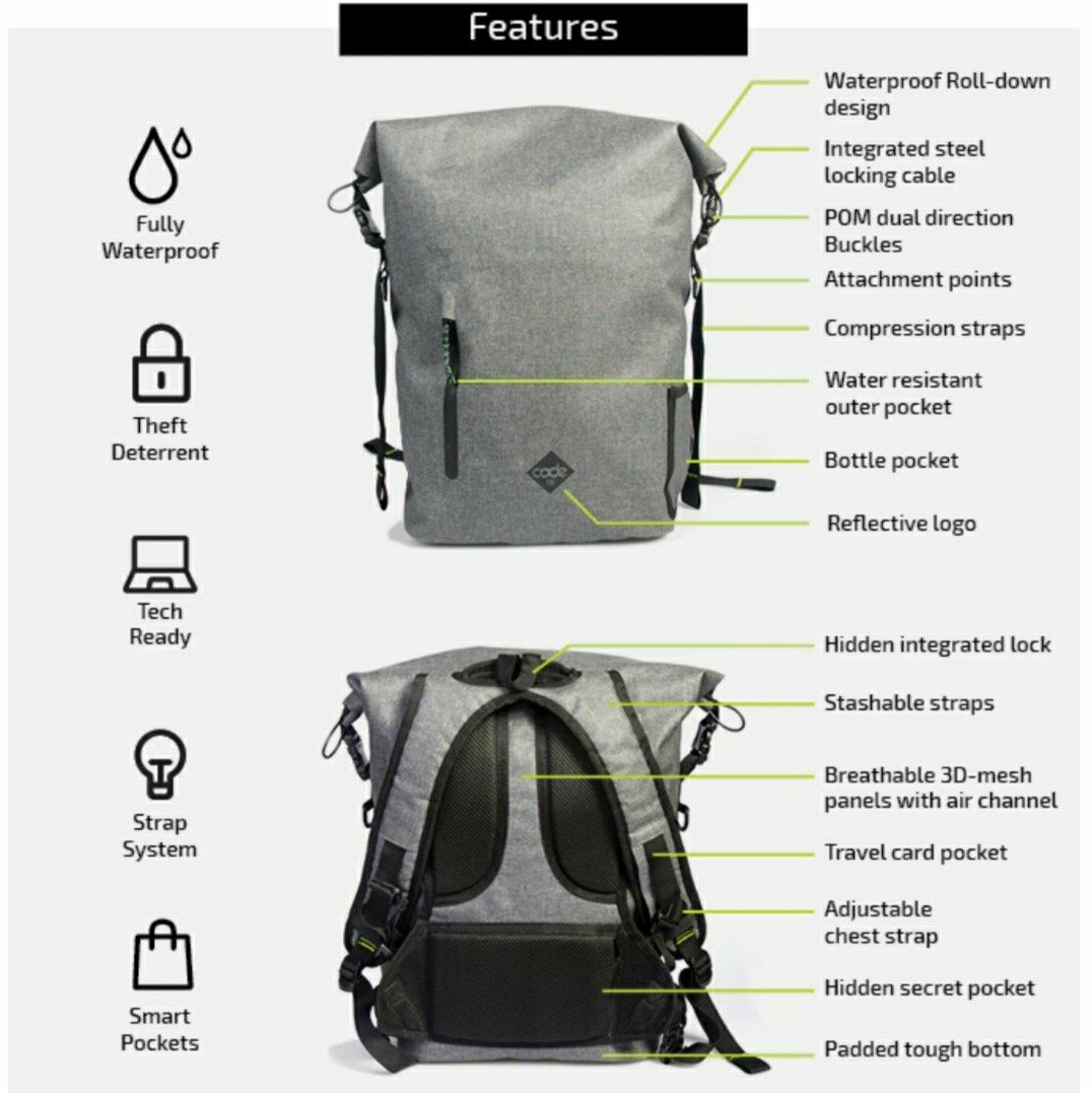 Code 10 backpack outlet