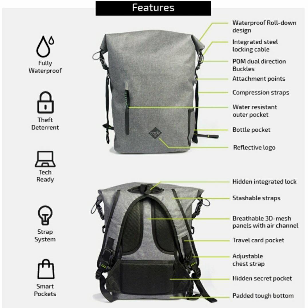 Code10 backpack new arrivals