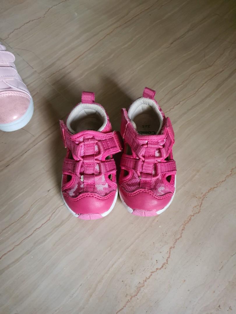 Hot Pink Combi Baby Girl Shoes, Babies 