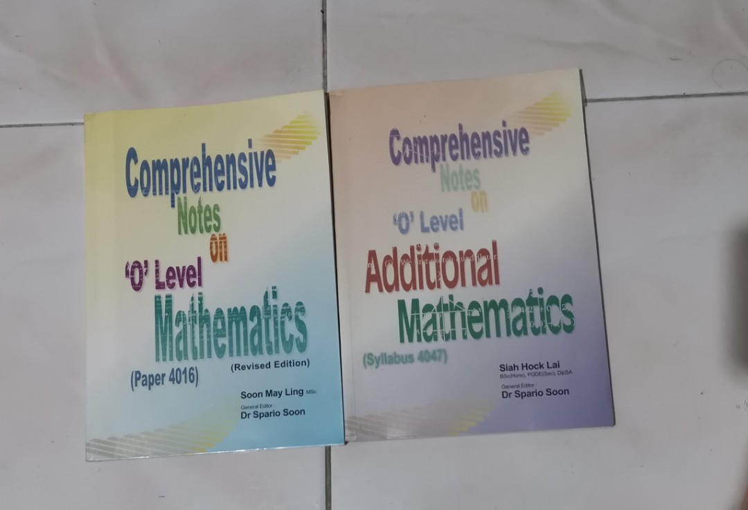 Comprehensive Notes O'Level|Mathematics |Additional Mathematics ...