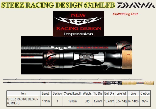 daiwa steez racing design