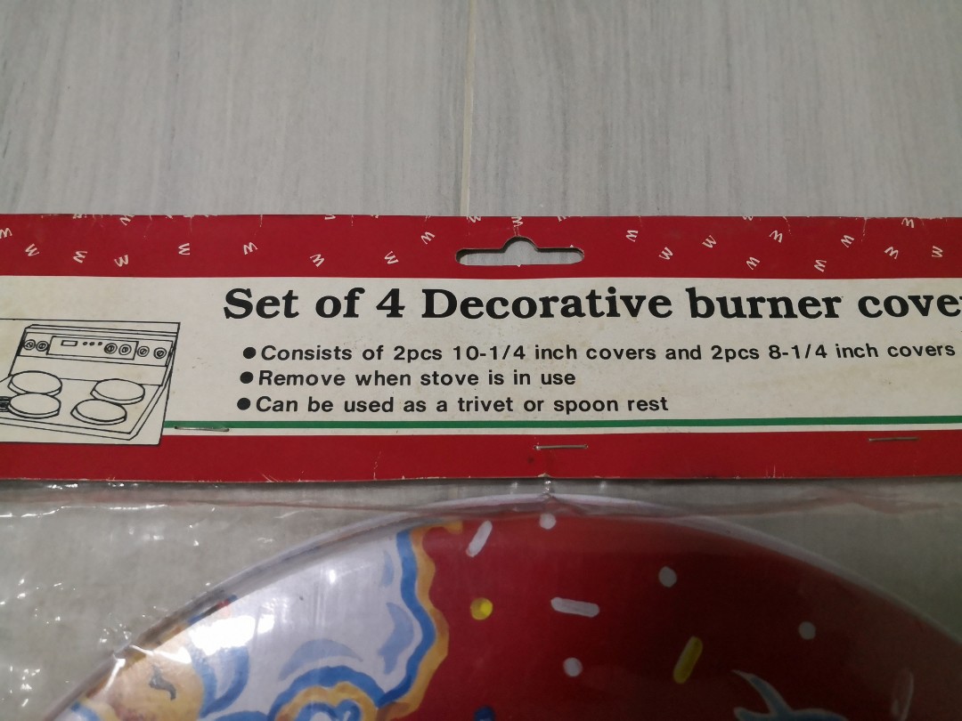 Decorative stove burner covers, Everything Else on Carousell