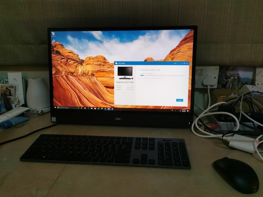 Dell Inspiron 3277 All In One Portable Desktop Computer Good For Education Home Work Kids Reduced Price To Sell Electronics Computers Desktops On Carousell