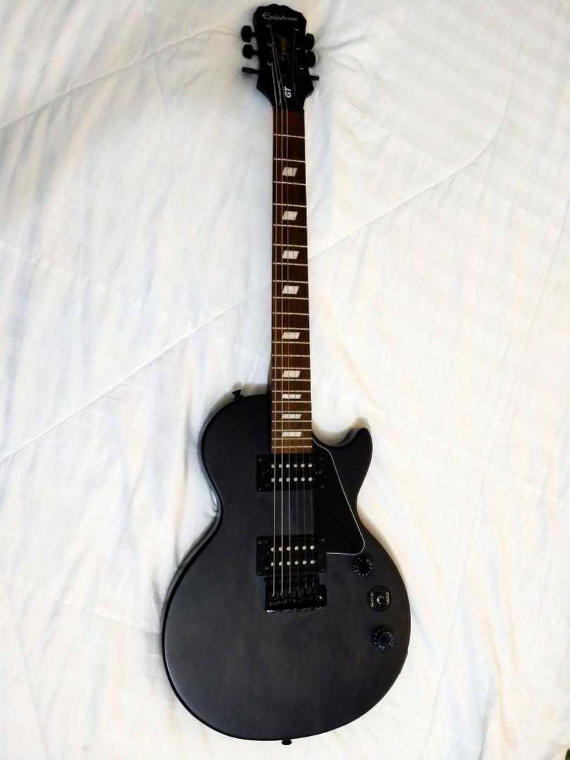 Epiphone SpecialII GT Electric Guitar Worn Black, Hobbies & Toys
