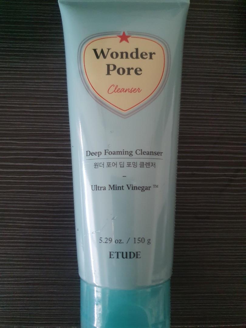Etude House Wonder Pore Deep Foaming Cleanser Health Beauty Face Skin Care On Carousell