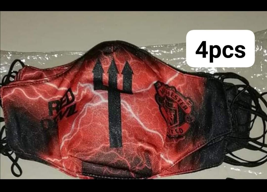 Manchester United Football Fashion Face Mask Everything Else On Carousell