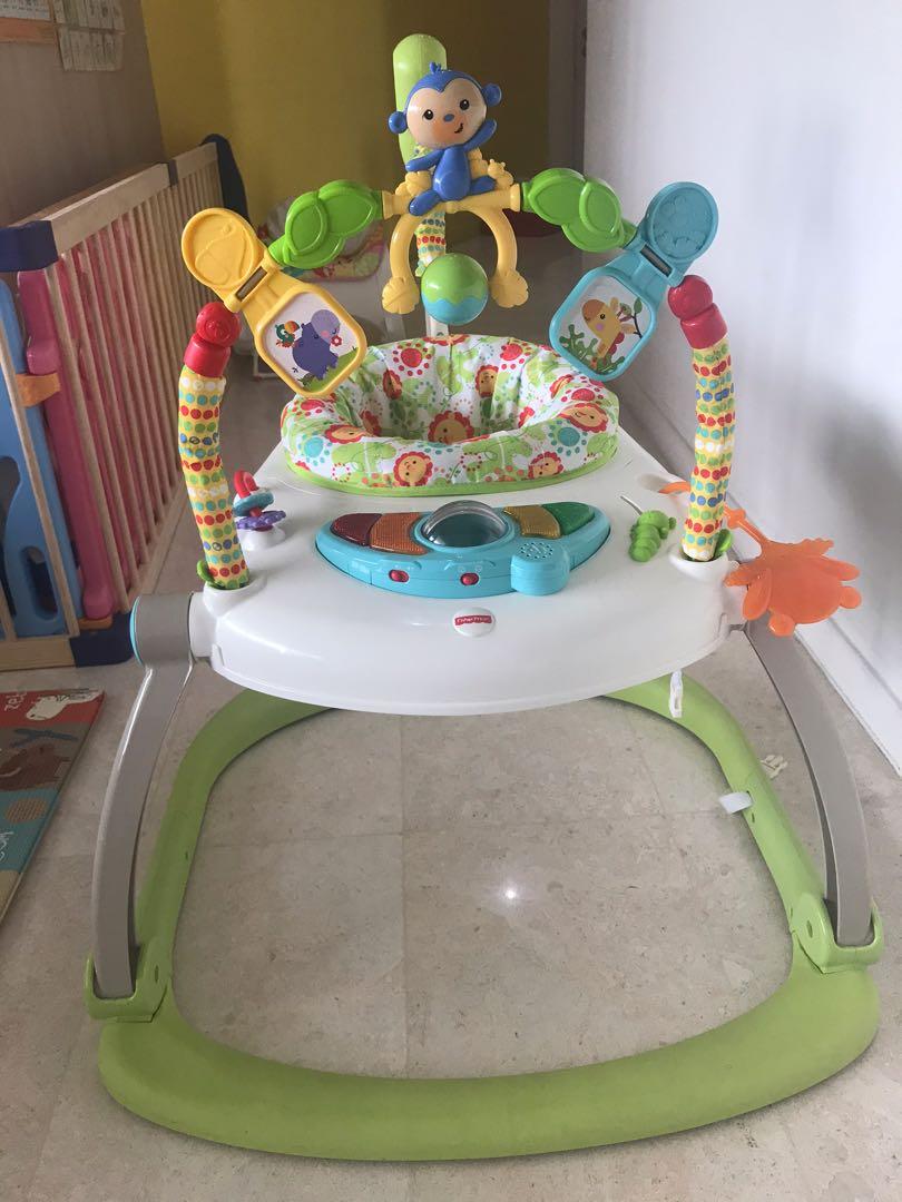 fisher price rainforest jumperoo cleaning instructions