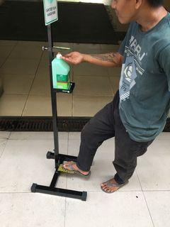 Foot Press Alcohol Dispenser