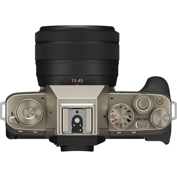 Fujifilm X T200 Mirrorless Digital Camera With 15 45mm Lens Champagne Gold Photography Cameras Mirrorless On Carousell
