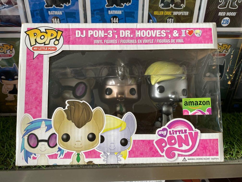 Funko Pop Dj Pon 3 Dr Hooves Derpy Metallic Pop Vinyl Pop My Little Pony Amazon Exclusive Toys Games Bricks Figurines On Carousell My little pony derpy hooves ditzy doo bubbles vinyl figure funko new in box! funko pop dj pon 3 dr hooves derpy