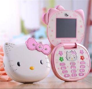 Hello Kitty Flip Mobile Phone