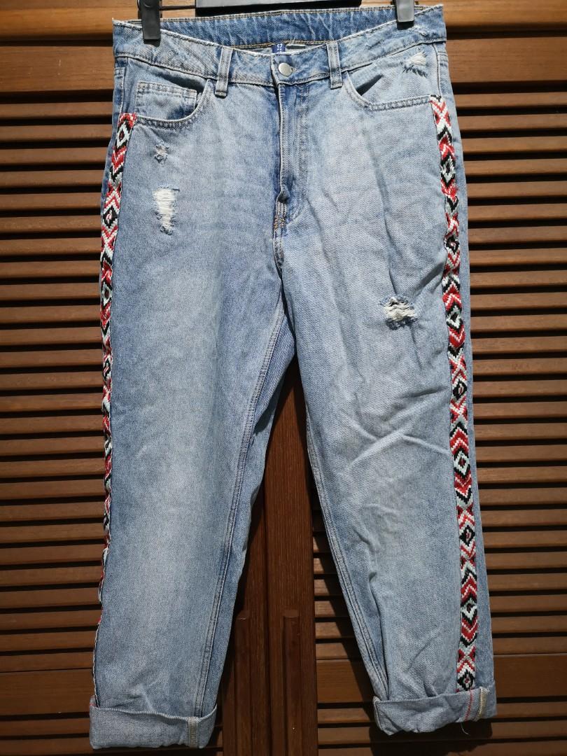 h&m divided mom jeans