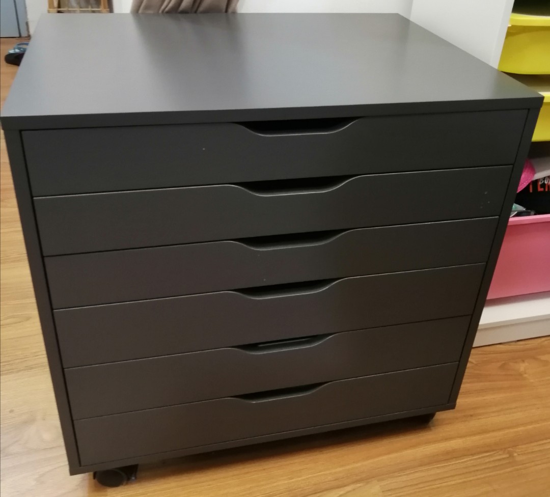 Ikea Alex Drawer With Castor Wheels Home Furniture Furniture On Carousell
