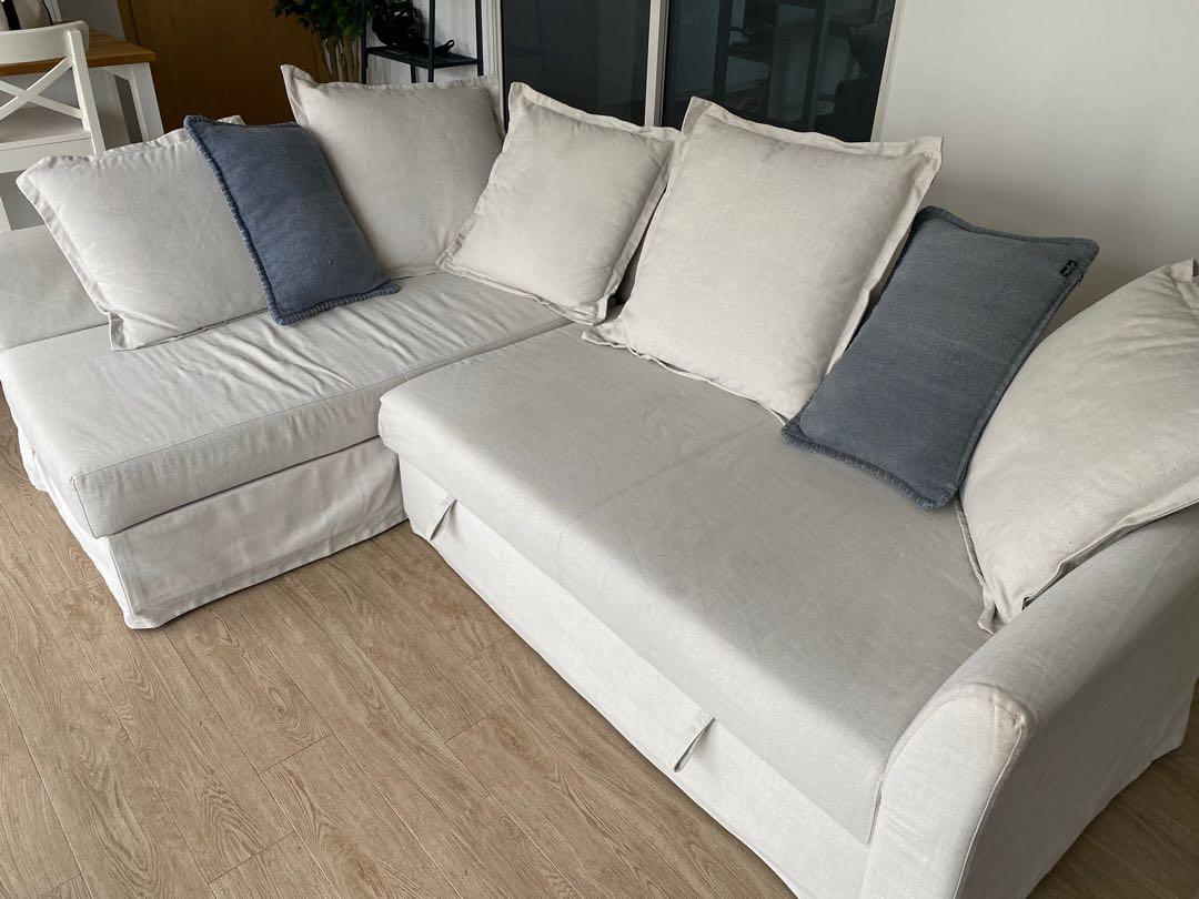 holmsund corner sofa bed assembly