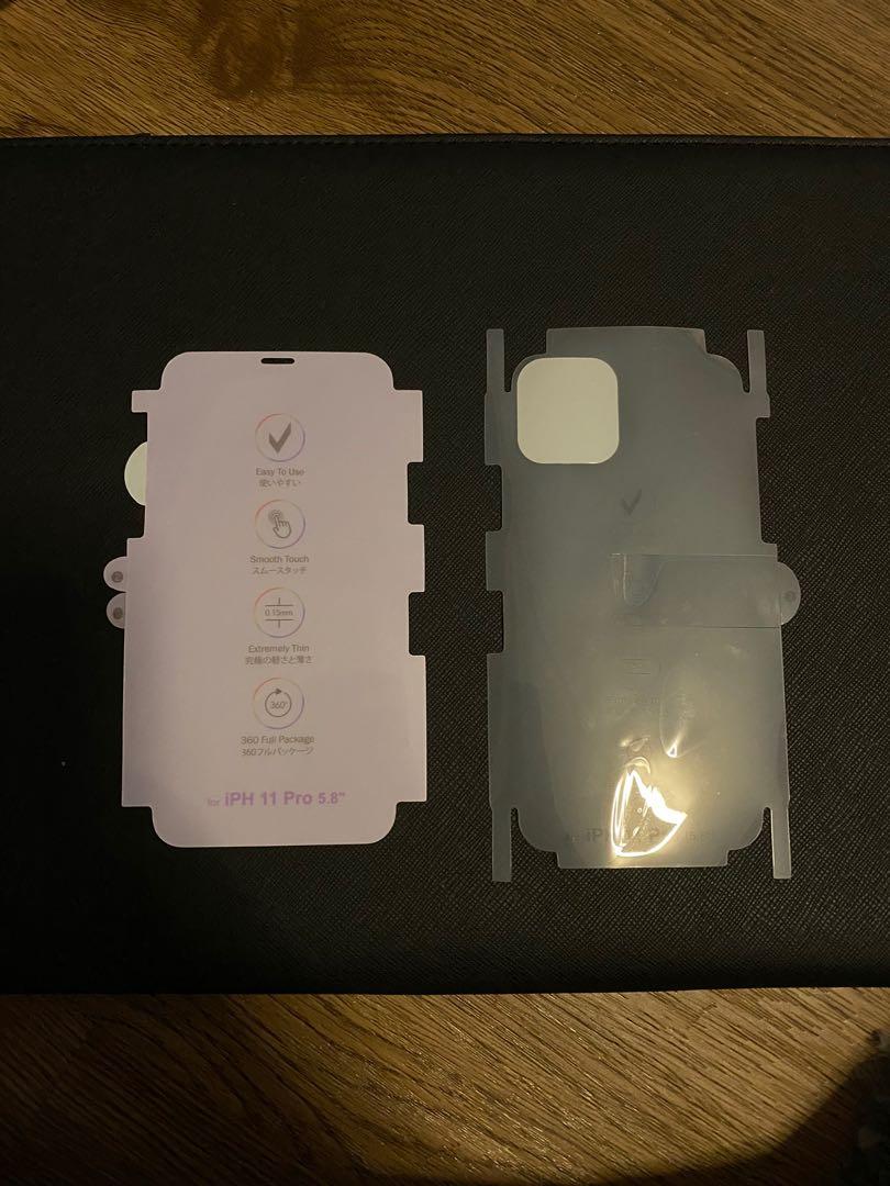 iPhone 11 Pro Screen Protector (Category: Cases & Sleeves) located in Singapore. Submitted by dingdong998 (Listing ID 1011484821, Image 1). Description: Brand new screen protector for iphone 11 PRO 5.8” not pro max Comes with anti blue ray front Back protector 3x Camera protector dust tape Bubble wiper fast deal only lai. because i bought the wrong model Mailing can be done .