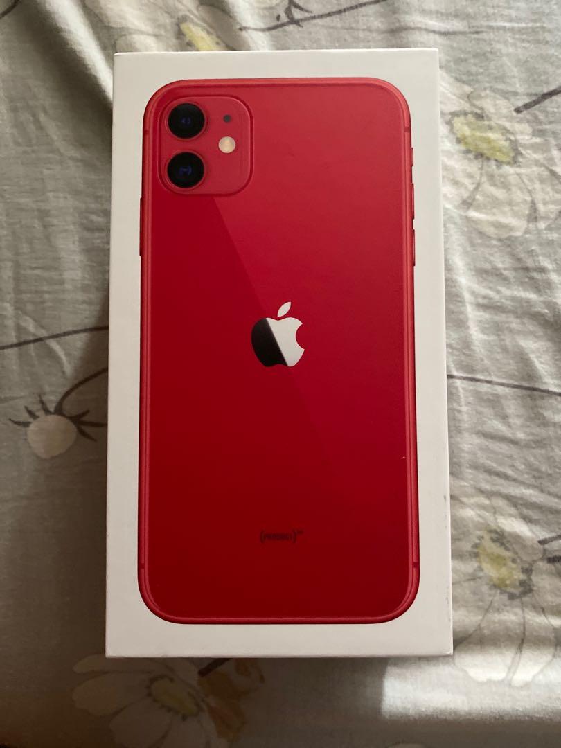 Iphone 11 Red Empty Box Mobile Phones Gadgets Mobile Gadget Accessories Other Mobile Gadget Accessories On Carousell