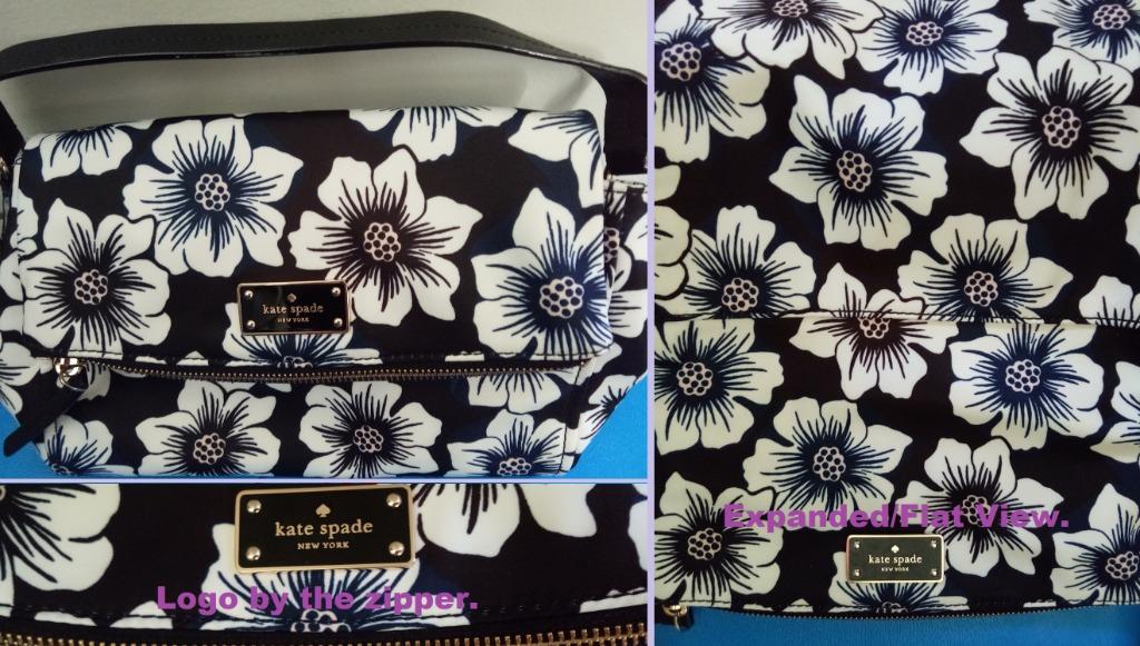 kate spade blue flower bag