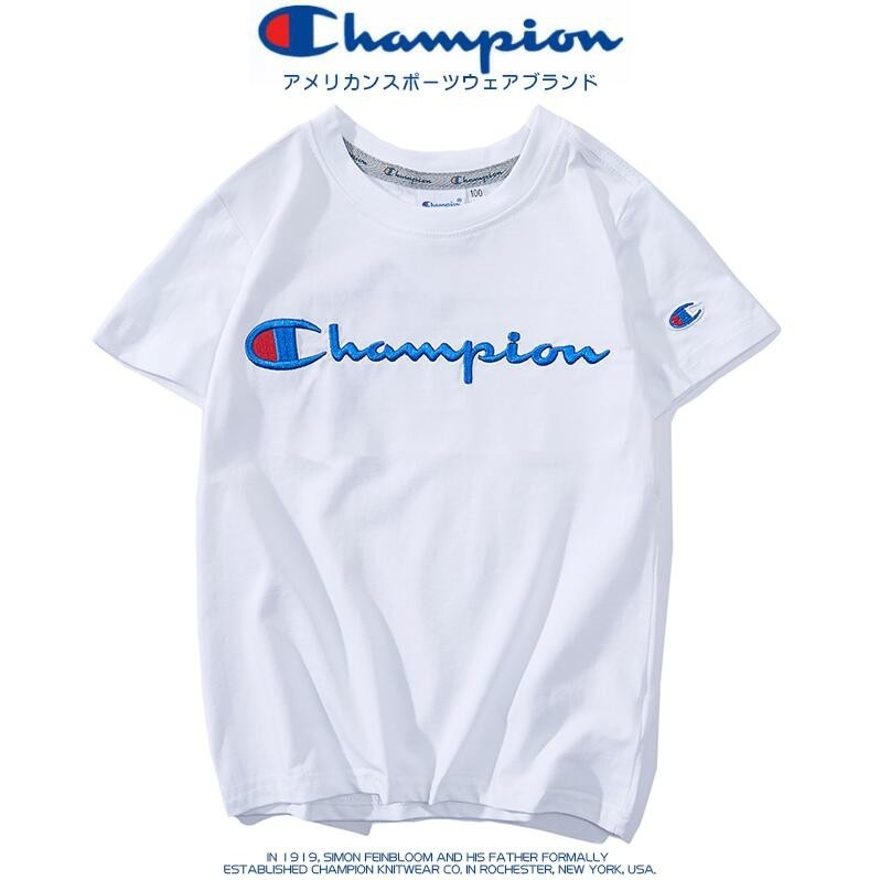 Kid Champion Shirt Embroidery Tee Tshirt Children On Carousell