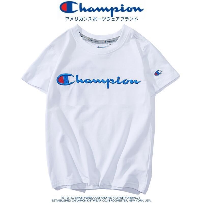 Champion Shirt embroidery tee tshirt 