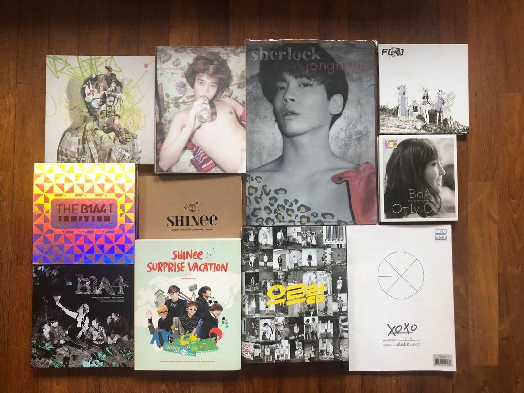 Kpop Album Clearance Shinee Exo B1a4 F X Boa Hobbies Toys Memorabilia Collectibles K Wave On Carousell