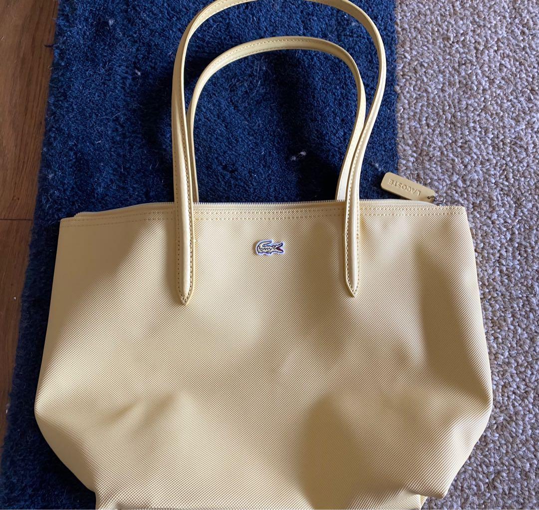 lacoste yellow bag