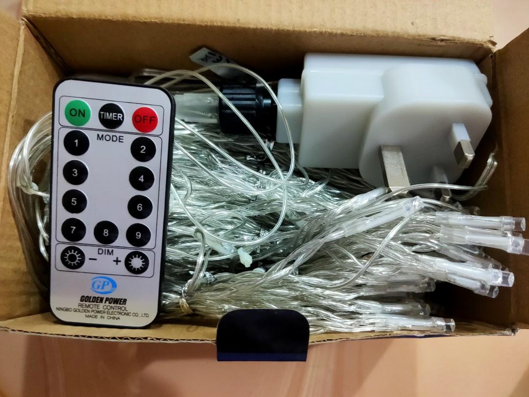 Le Lighting Ever Curtain Lights (3m x 3m), Electronics, Others on Carousell