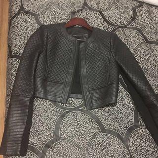 Leather BCBG jacket size small