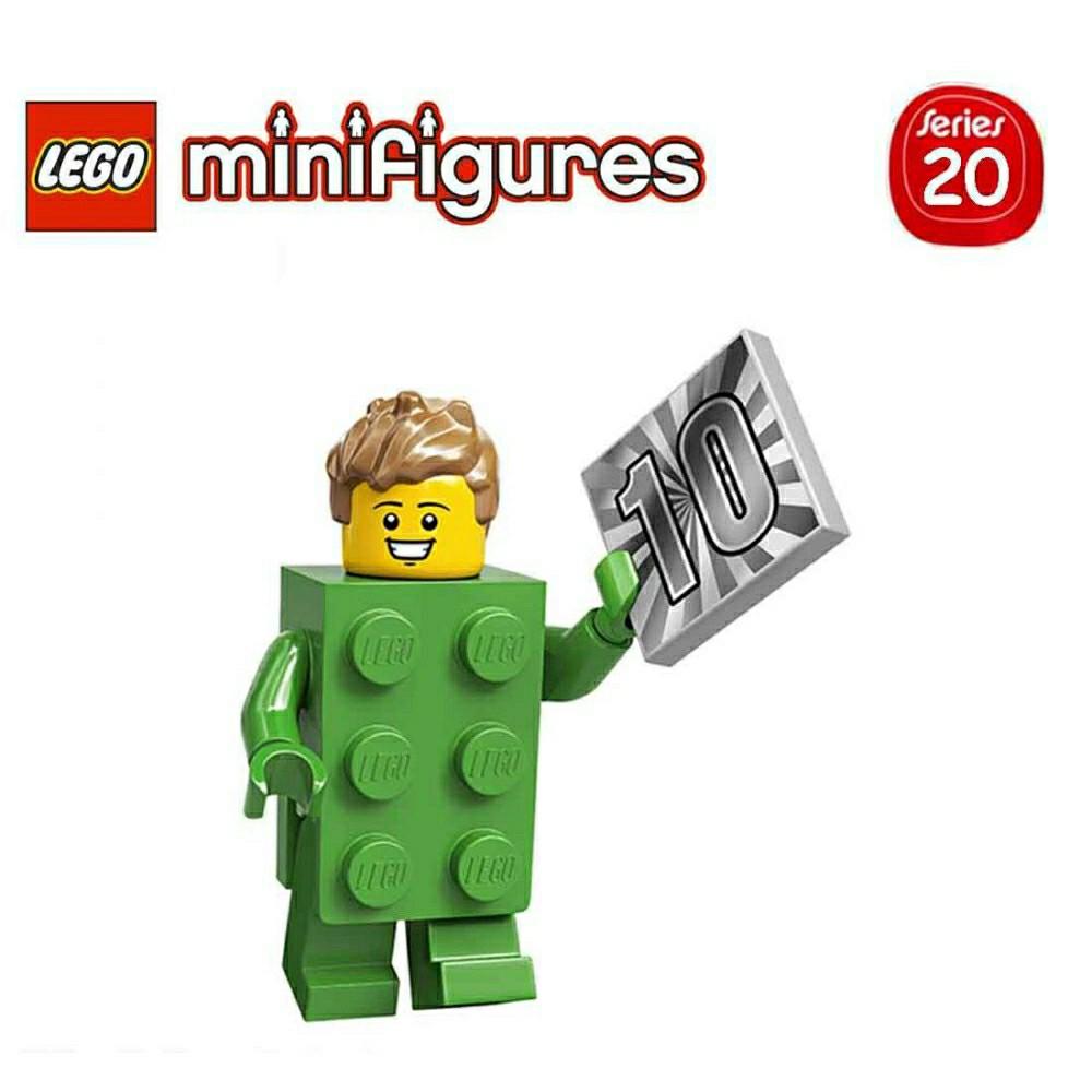 LEGO Minifigure Series 20 Green Brick Guy Hobbies Toys Toys Games on Carousell