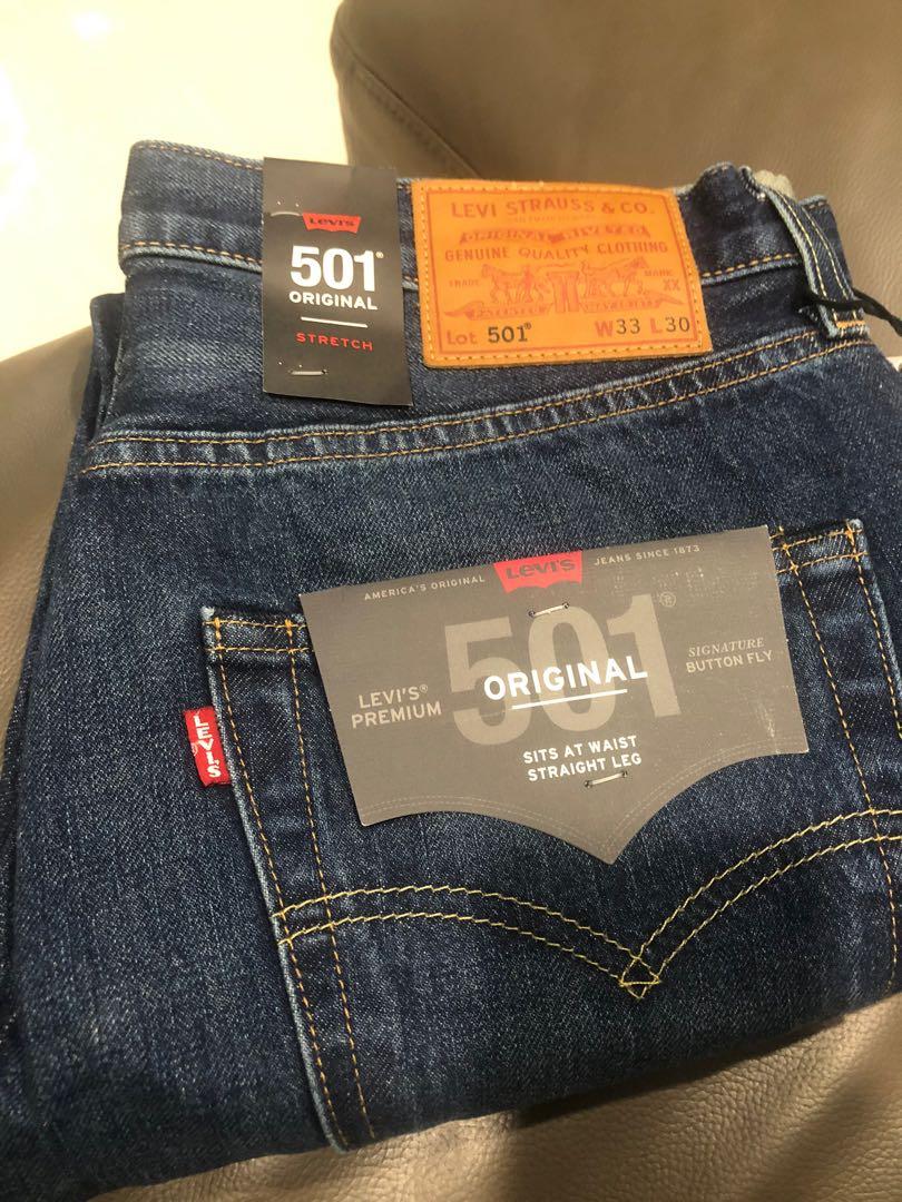 LEVI'S 501 BIG E Red Line, Men's Fashion, Bottoms, Jeans on Carousell