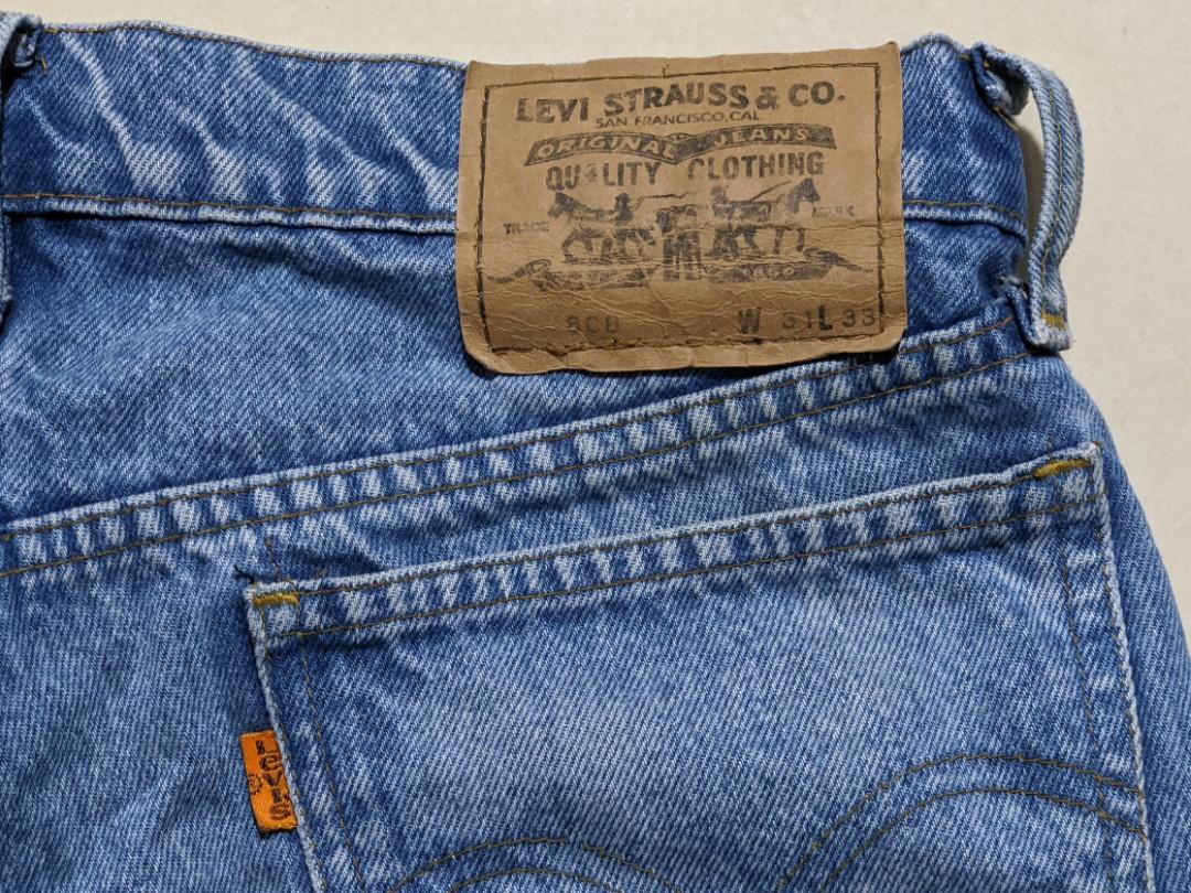 Levi's jeans (orange tag), Men's Fashion, Bottoms, Jeans on Carousell