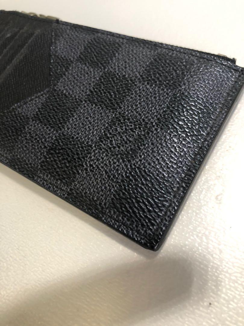 Louis Vuitton Louis Vuitton Coin Case N64038 Card Holder Damier Graphite  Mini Wallet Purse Gray