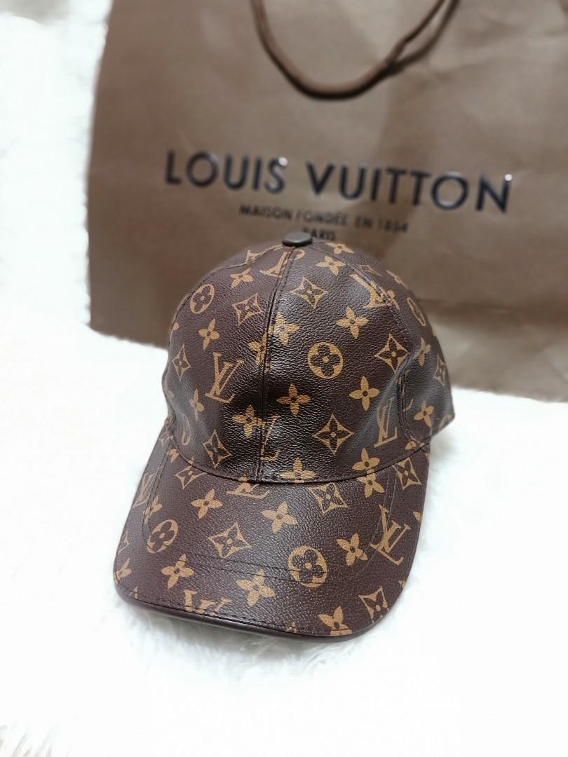 Louis vuitton leather baseball hot sale cap