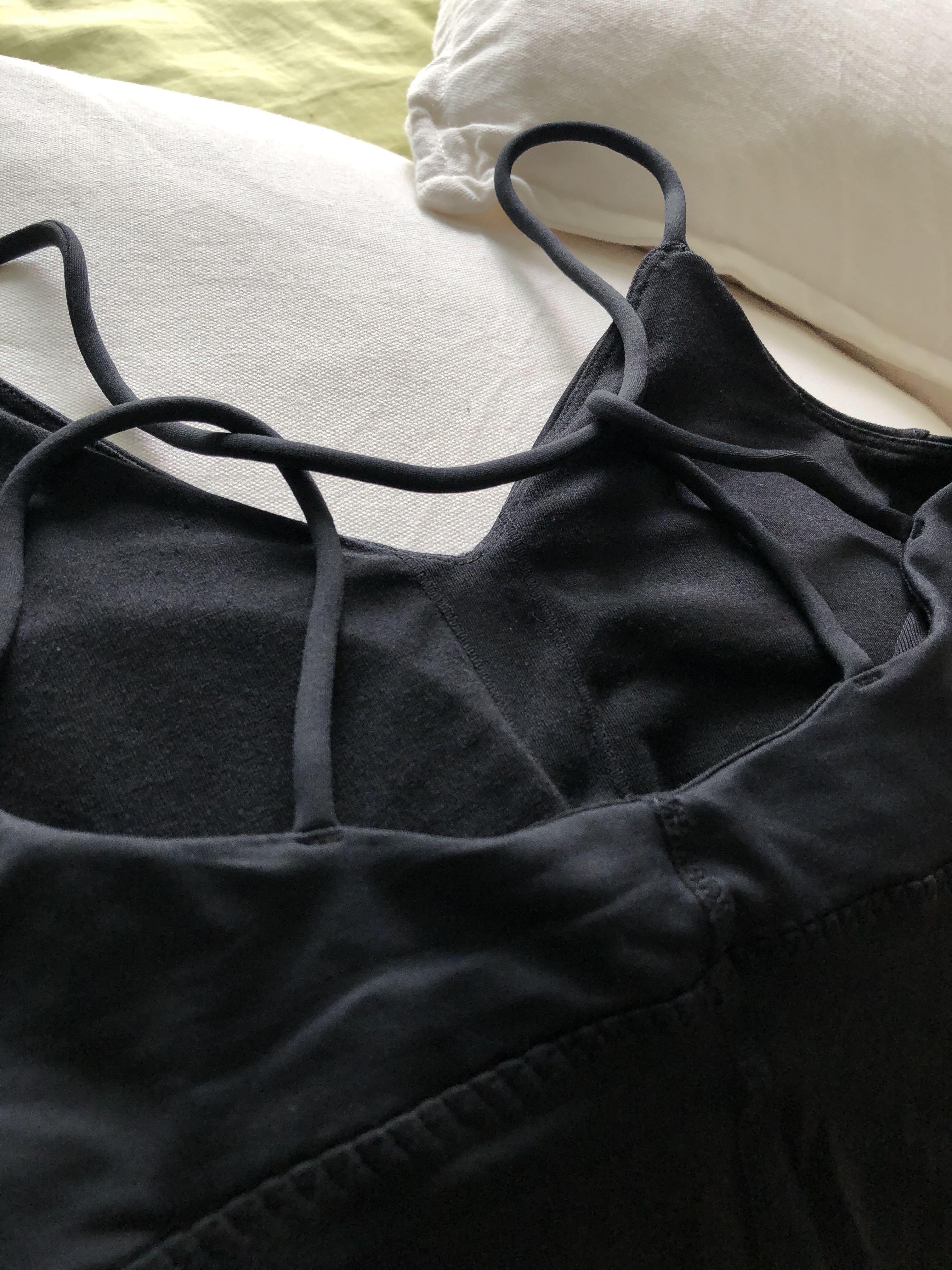 Lululemon Tadasana Tank 6 Black Women S Fashion Clothes Tops On Carousell