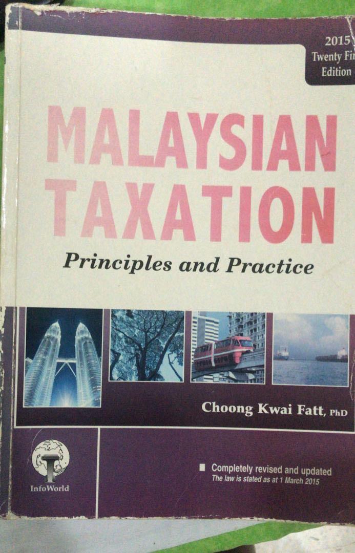 Malaysian Taxation Principles And Practice Textbooks On Carousell