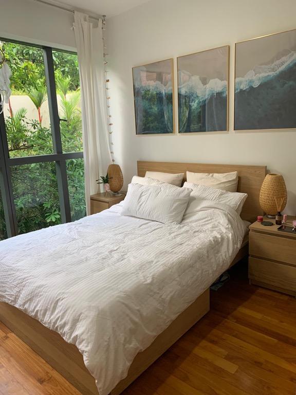 Malm Queen Bed Set From Ikea Furniture Beds Mattresses On Carousell
