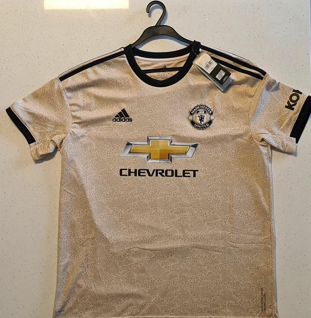 Manchester United Adult 2019 20 Away Shirt Xl Sports Sports Apparel On Carousell