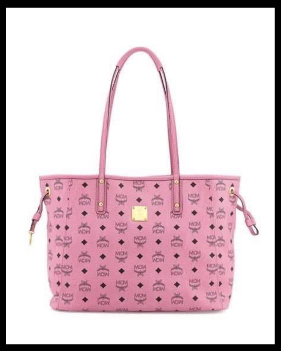 Mcm large clearance pink tote