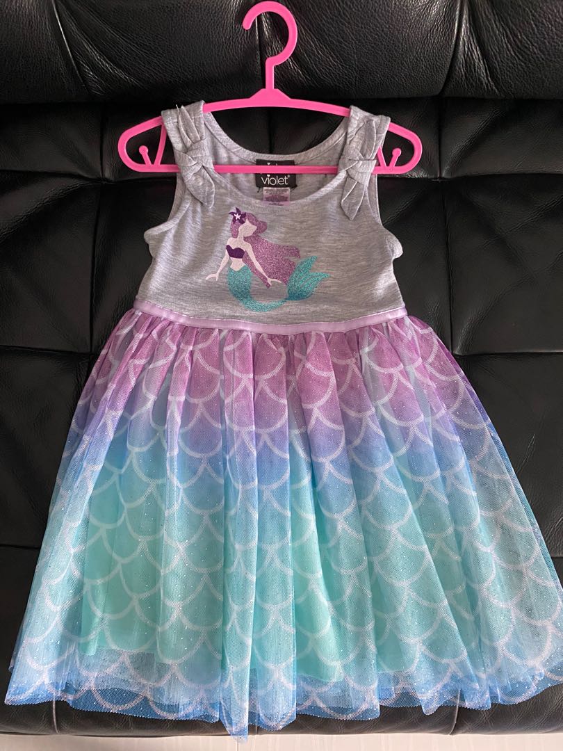 mermaid tutu dress for baby girl