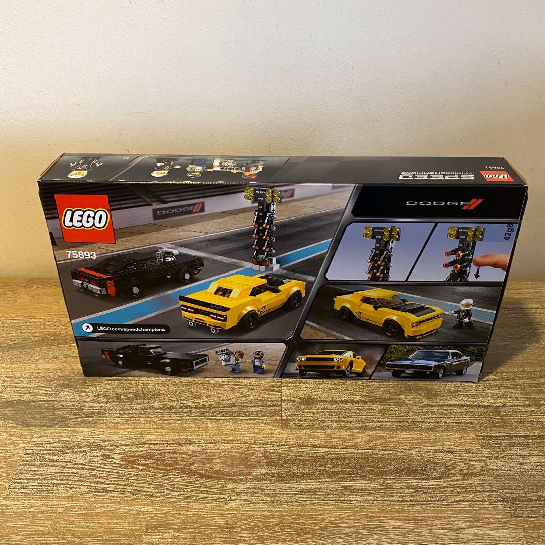 lego speed champions 2018 dodge challenger srt demon and 1970 75893 building car