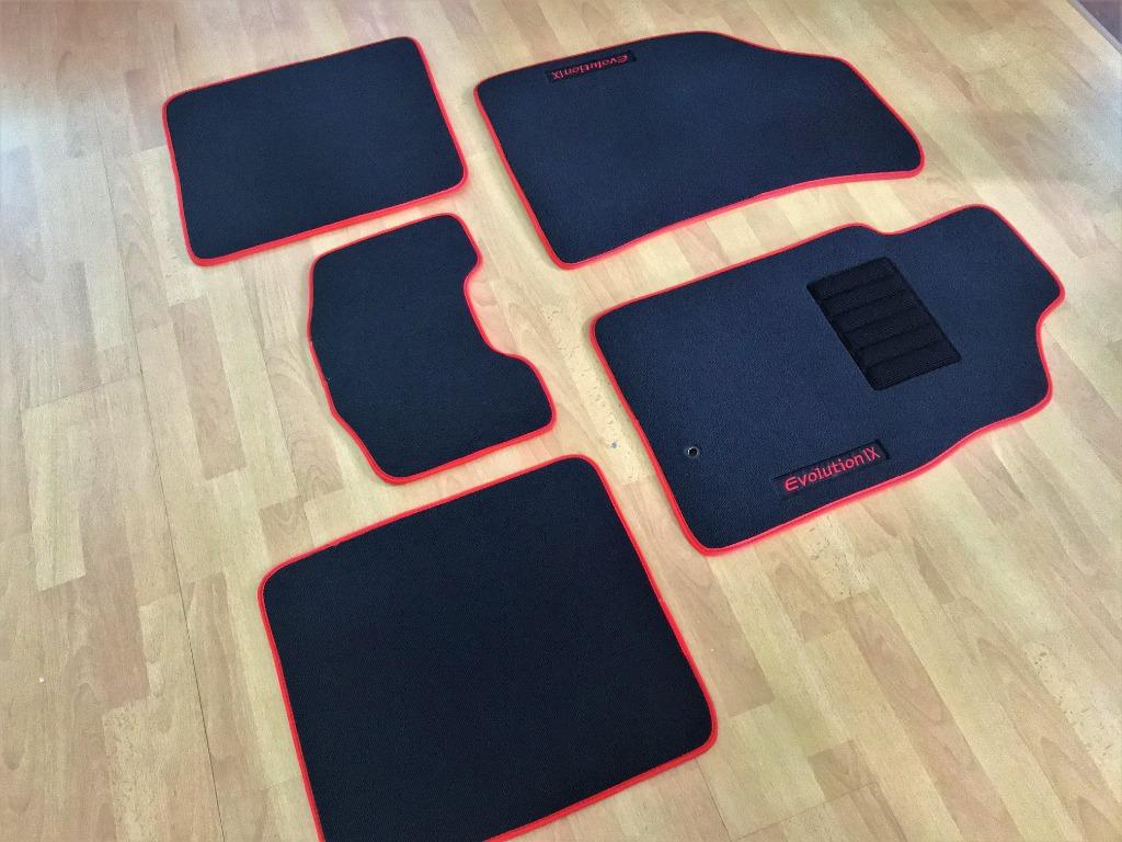 EVOLUTION IX EVO 9 EVO X CUSTOM HAND STITCHED CARPET FLOOR MATS WITH