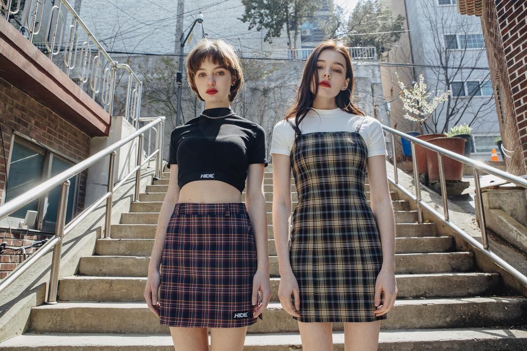 Plaid skirt shop - mixxmix