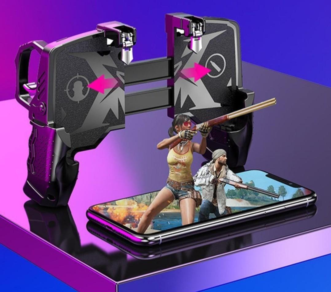 Mobile game controller (Category: Controllers) located in Petaling Jaya. Submitted by jayloon (Listing ID 1011677133, Image 2). Description: Best controller for mobile shooting games First come first served.