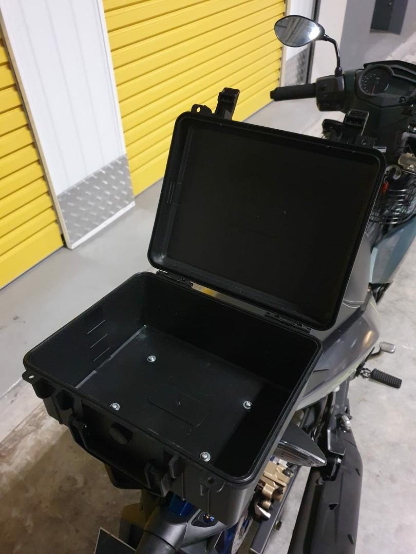 Motorcycle storage box plastic pelican copy ebike waterproof protective ...