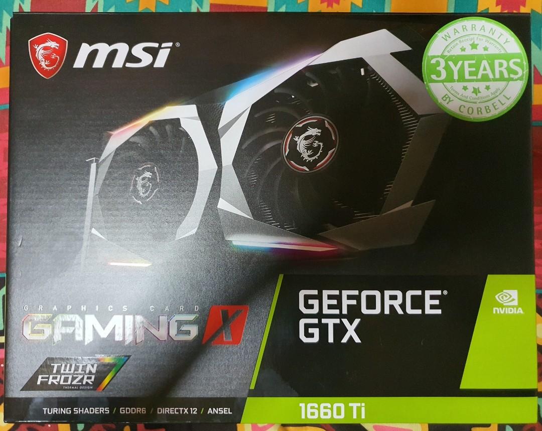 Geforce gtx 1660 sale ti gaming x 6g